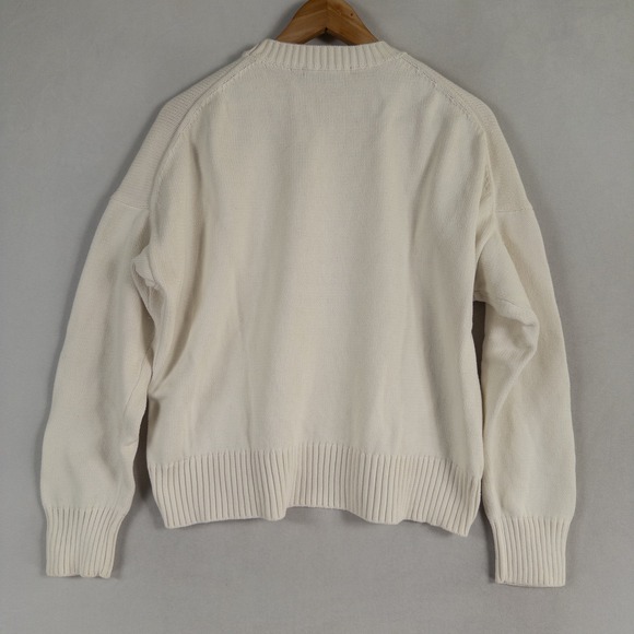 Quince Cream Crew Neck Sweater - Picture 4 of 9
